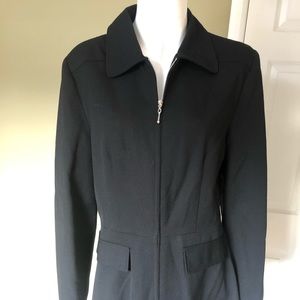 N0006 L Bates Collection Pure Wool Jacket Black Ladies M